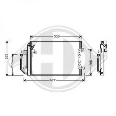 DIEDERICHS 8168000 Конденсатор, кондиционер