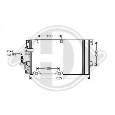 DIEDERICHS 8180505 Конденсатор, кондиционер