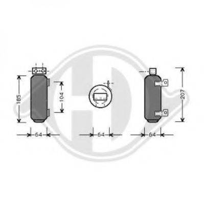 DIEDERICHS 8181201 Осушитель, кондиционер