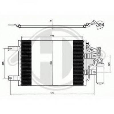 DIEDERICHS 8187501 Конденсатор, кондиционер