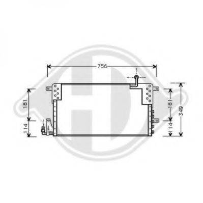 DIEDERICHS 8224400 Конденсатор, кондиционер