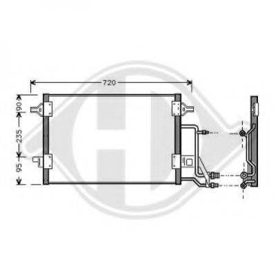 DIEDERICHS 8224500 Конденсатор, кондиционер