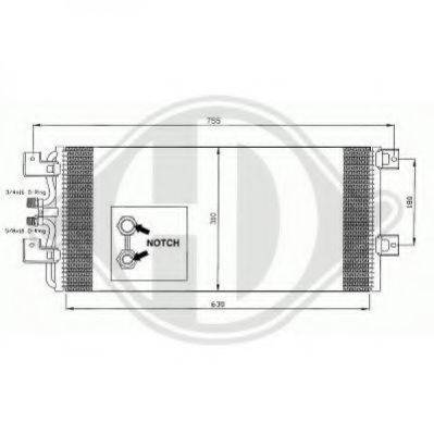 DIEDERICHS 8227000 Конденсатор, кондиционер