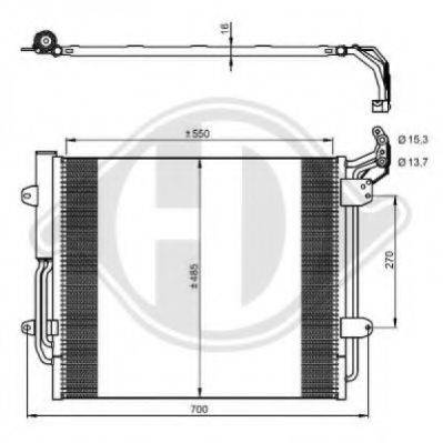 DIEDERICHS 8229100 Конденсатор, кондиционер