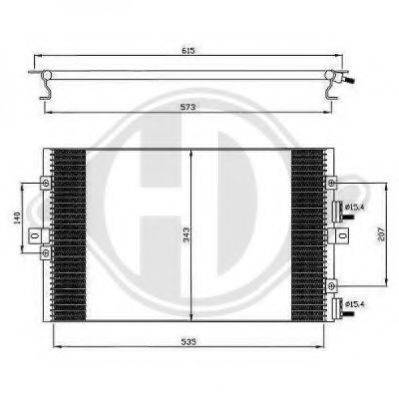 DIEDERICHS 8260501 Конденсатор, кондиционер
