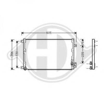 DIEDERICHS 8302501 Конденсатор, кондиционер