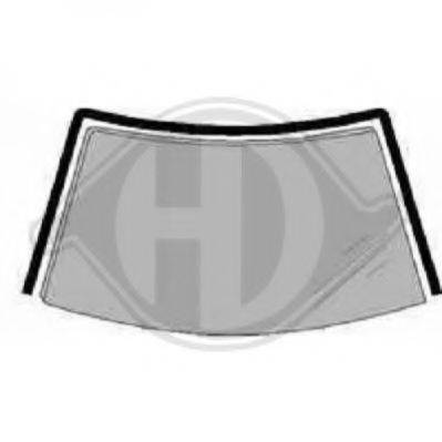 DIEDERICHS 8307476 Прокладка, ветровое стекло