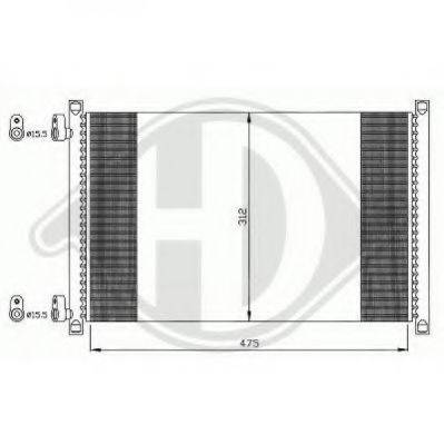 DIEDERICHS 8345305 Конденсатор, кондиционер