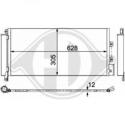 DIEDERICHS 8346341 Конденсатор, кондиционер