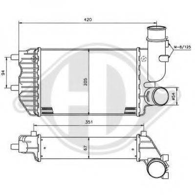 DIEDERICHS 8348104 Интеркулер