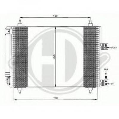 DIEDERICHS 8406100 Конденсатор, кондиционер