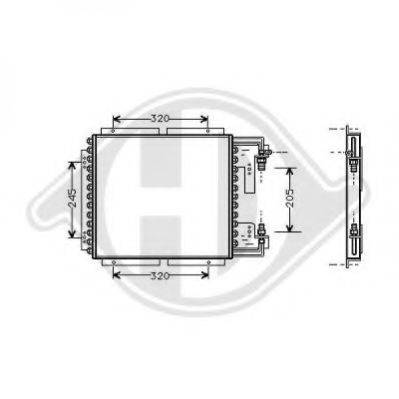 DIEDERICHS 8441200 Конденсатор, кондиционер