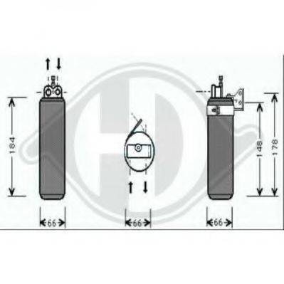 DIEDERICHS 8446202 Осушитель, кондиционер