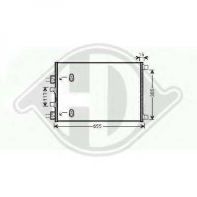 DIEDERICHS 8446402 Конденсатор, кондиционер