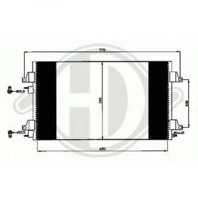 DIEDERICHS 8447310 Конденсатор, кондиционер