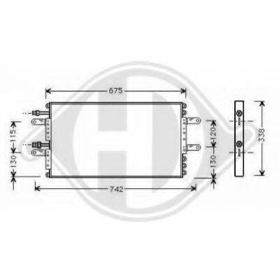 DIEDERICHS 8449103 Конденсатор, кондиционер