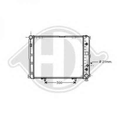 DIEDERICHS 8504774 Радиатор, охлаждение двигателя