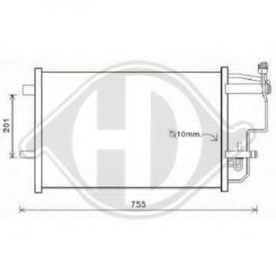 DIEDERICHS 8561900 Конденсатор, кондиционер