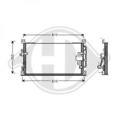DIEDERICHS 8588008 Конденсатор, кондиционер