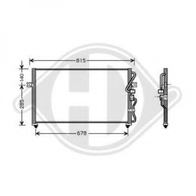 DIEDERICHS 8658000 Конденсатор, кондиционер
