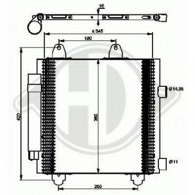 DIEDERICHS 8660000 Конденсатор, кондиционер