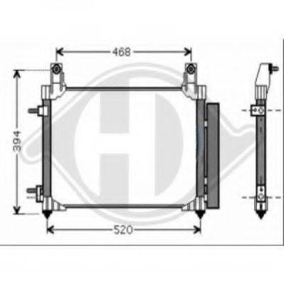 DIEDERICHS 8693100 Конденсатор, кондиционер