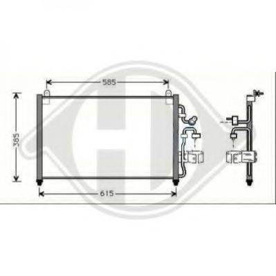 DIEDERICHS 8695000 Конденсатор, кондиционер