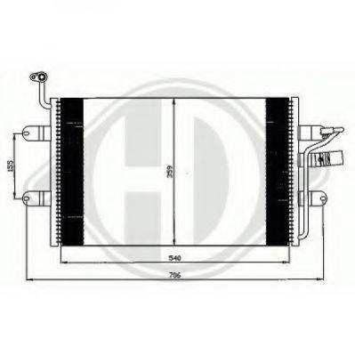 DIEDERICHS 8742400 Конденсатор, кондиционер