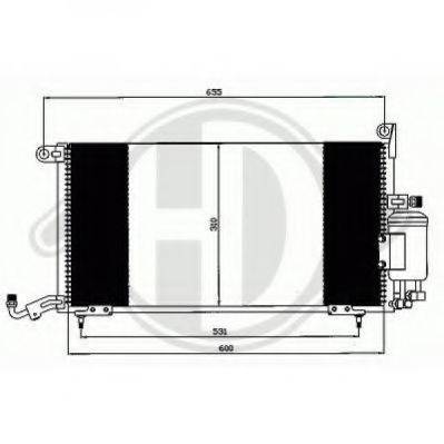 DIEDERICHS 8743005 Конденсатор, кондиционер