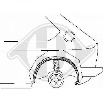 DIEDERICHS 9329431 Колесная ниша