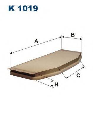 FILTRON K1019 Фильтр, воздух во внутренном пространстве