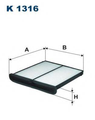 FILTRON K1316 Фильтр, воздух во внутренном пространстве