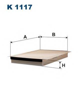 FILTRON K1117 Фильтр, воздух во внутренном пространстве