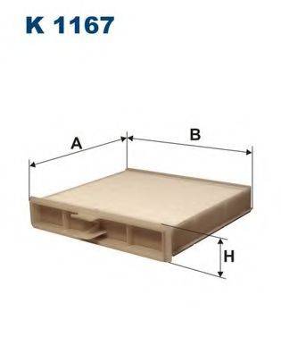 FILTRON K1167 Фильтр, воздух во внутренном пространстве