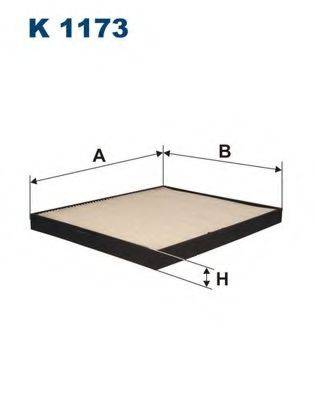 FILTRON K1173 Фильтр, воздух во внутренном пространстве