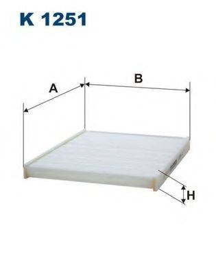 FILTRON K1251 Фильтр, воздух во внутренном пространстве