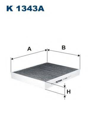 FILTRON K1343A Фильтр, воздух во внутренном пространстве