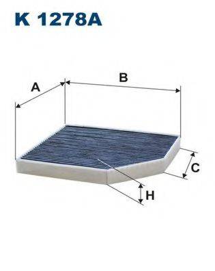 FILTRON K1278A Фильтр, воздух во внутренном пространстве