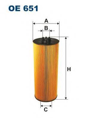 FILTRON OE651 Масляный фильтр