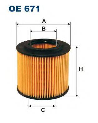 FILTRON OE671 Масляный фильтр
