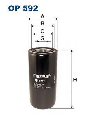 FILTRON OP592 Масляный фильтр