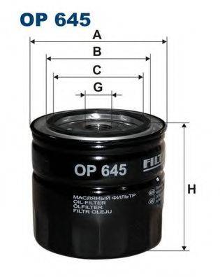 FILTRON OP645 Масляный фильтр