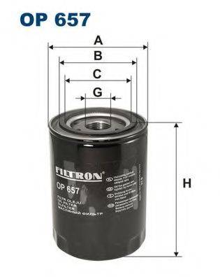 FILTRON OP657 Масляный фильтр