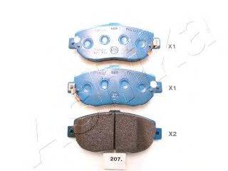 ASHIKA 5002207 Комплект тормозных колодок, дисковый тормоз