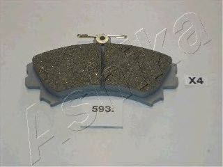 ASHIKA 5005593 Комплект тормозных колодок, дисковый тормоз