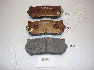 ASHIKA 510KK00 Комплект тормозных колодок, дисковый тормоз