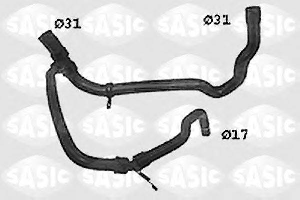 SASIC SWH0482 Шланг радиатора
