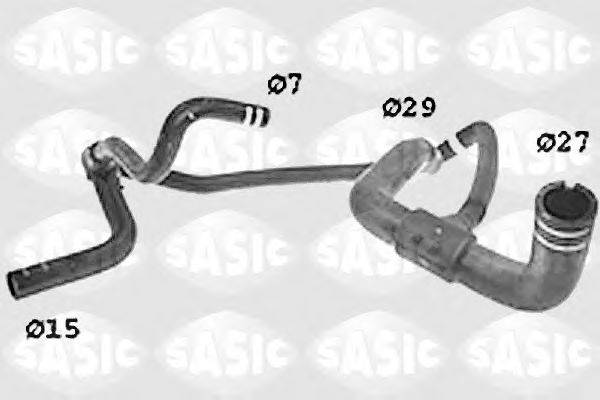 SASIC SWH6836 Шланг радиатора