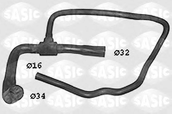 SASIC SWH6687 Шланг радиатора