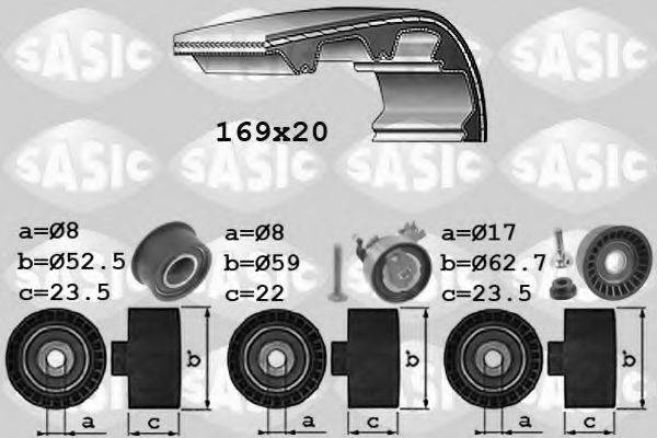 SASIC 1756067 Комплект ремня ГРМ